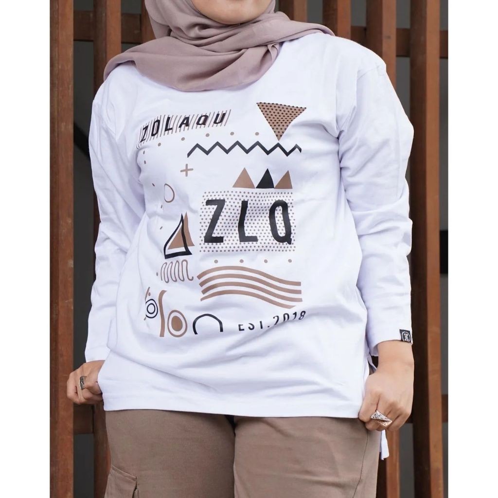 Kaos Wanita Lengan Panjang Kekinian Korean Style Baju Olahraga Baju Santai Kaos Murah Premium Bju Wa