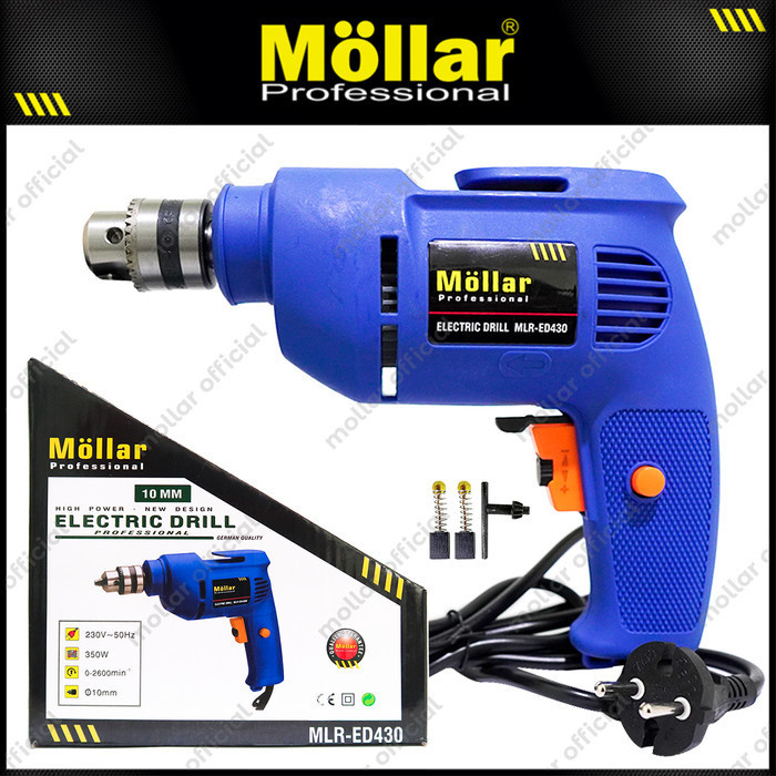 Mollar Ed430 Mesin Bor Listrik 10 Mm Reversible 430 Watt