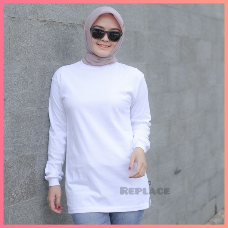 Laos Prempuan Kaos Cewe Casual Model Cewek Atasan Wanita Kekinian Wsnita Bestseller Lengan Panjang K