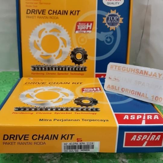 Gir Set / Gear Set Karisma Supra X 125 Kph Aspira
