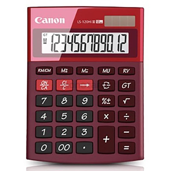 

KALKULATOR/CALCULATOR CANON LS-120HI III (COLOUR SERIES) ORIGINAL