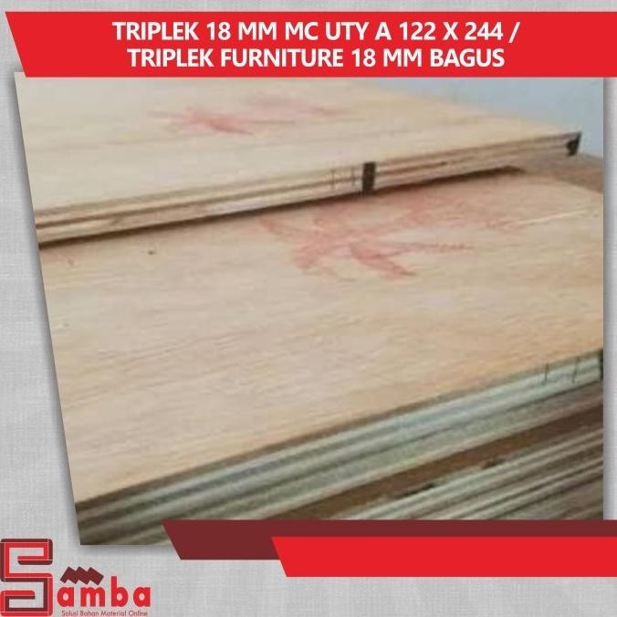 Triplek 18 Mm Mc Uty A 122 X 244 / Triplek Furniture 18 Mm Bagus Kode Barang 7832