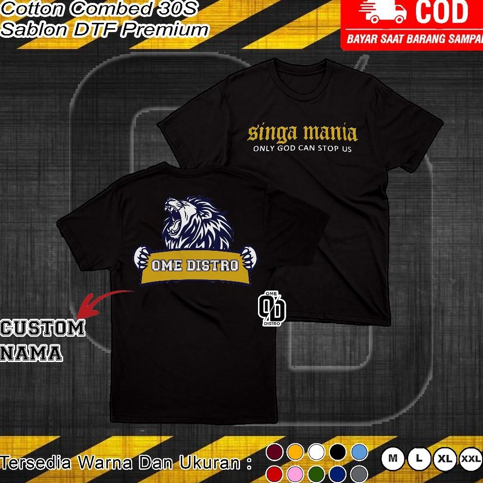 Terbaru Baju Kaos Distro Singa Mania Sriwijaya Fc