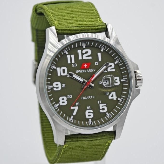 Jam Tangan Swiss Army Original 100% Pria Free Box Anti Air Awet Cakep