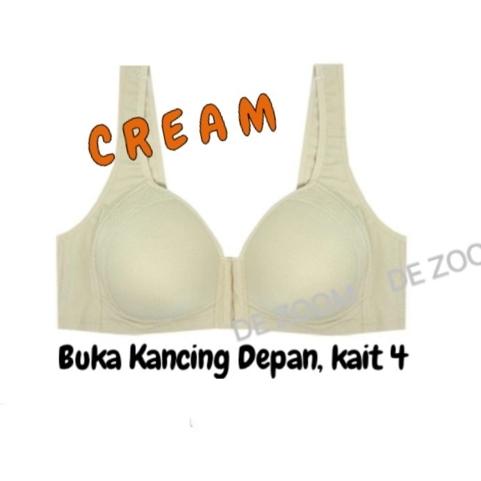 BARU BH BUKA KANCING DEPAN TALLY 519 CUP CUP C KAIT 4 BUAH TANPA KAWAT