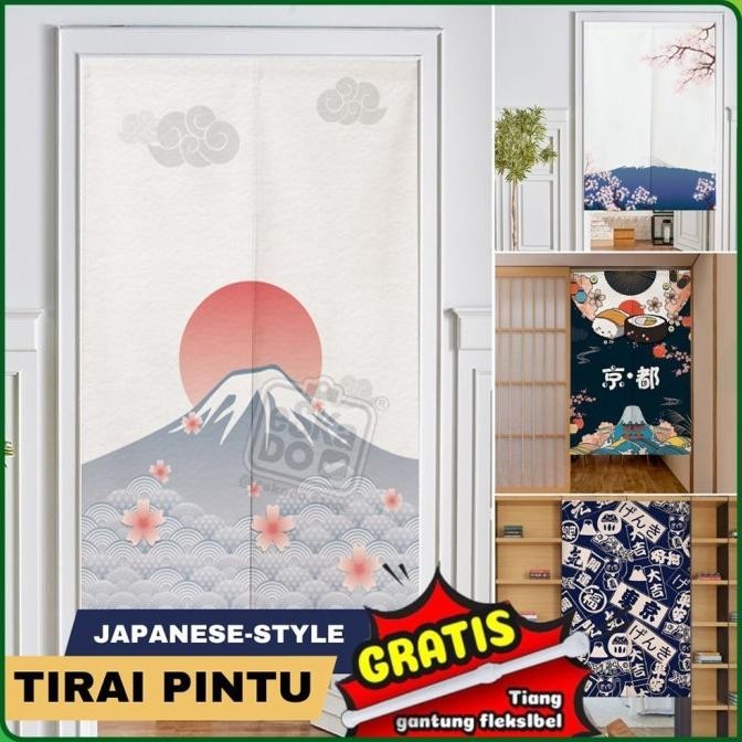 Kain Tirai Pintu / Door Curtain Jepang (Motif Jepang) '