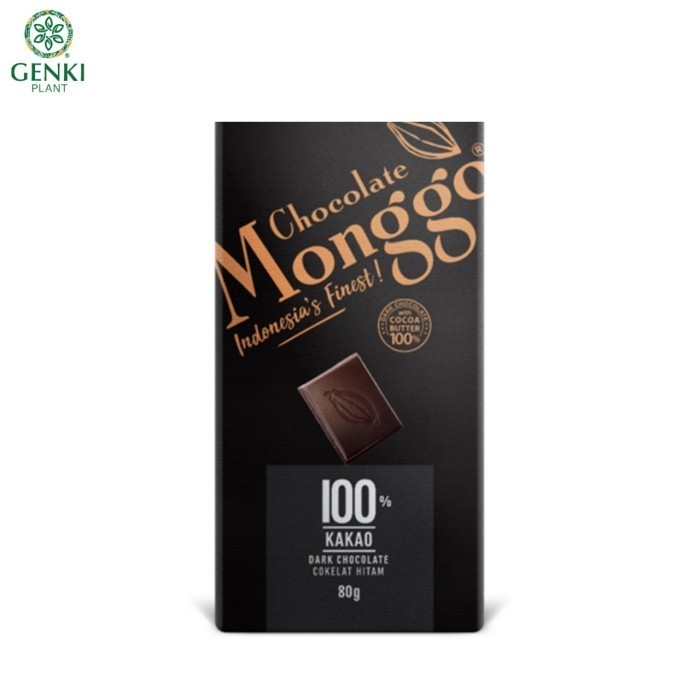 

Ready Chocolate Monggo Dark Chocolate 100% - 80 g