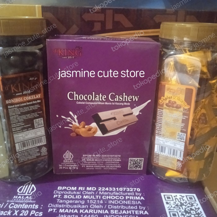 

Ready Paket Cokelat D'KING Cokelat Cashew Bonibol Cokelat Cokelat Almond