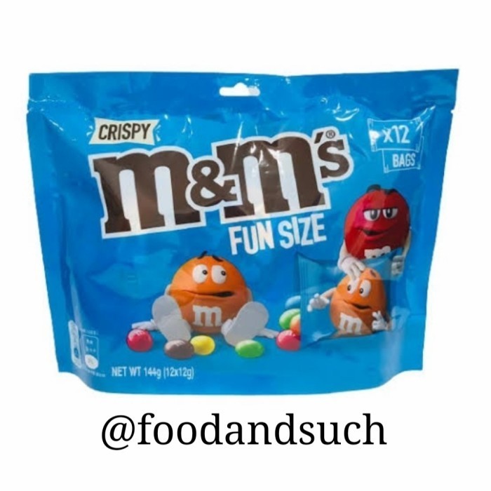 

Ready M&M'S CRISPY FUN SIZE 12 BAGS