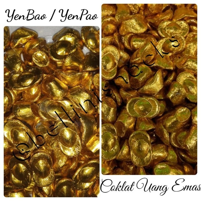 

Ready Coklat YenBao Imlek Cokelat Yen Pao Uang emas Cina cokelat yenpao 1kg