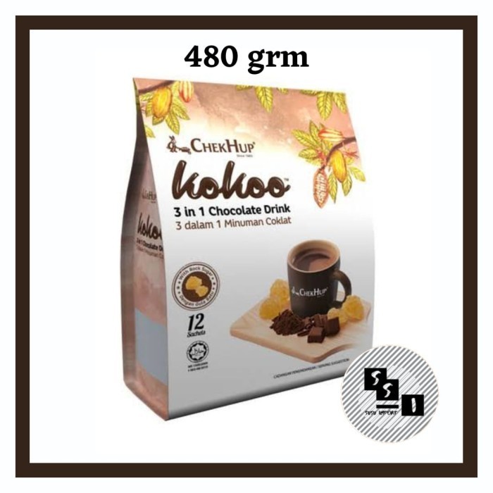 

Ready Chek Hup Kokoo 3in1 / Hot Chocolate Drink/ Isntant coklat 3in1 600g