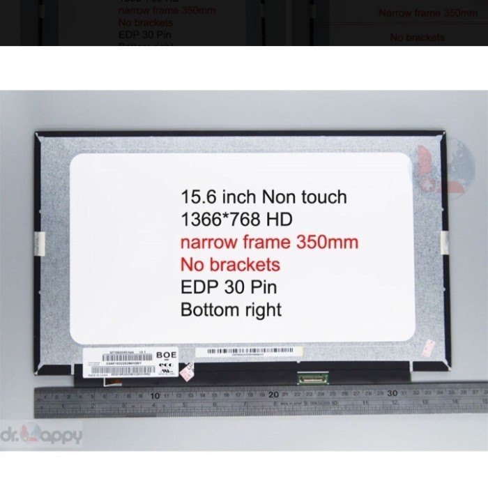 Ready Led Lcd Laptop Dell Latitude 3510 Inspiron 3505 Vostro 3501 15.6 Inch