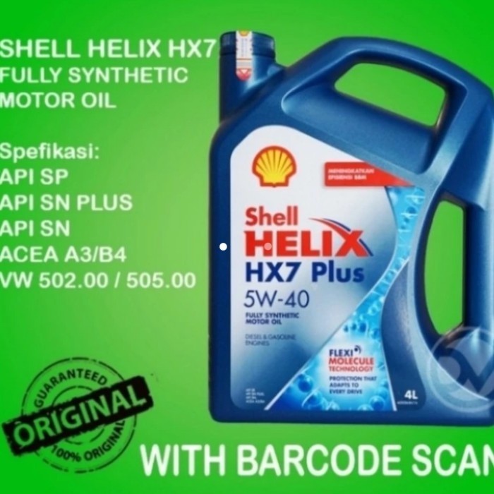 SHELL HELIX HX7 5W - 40 ORIGINAL