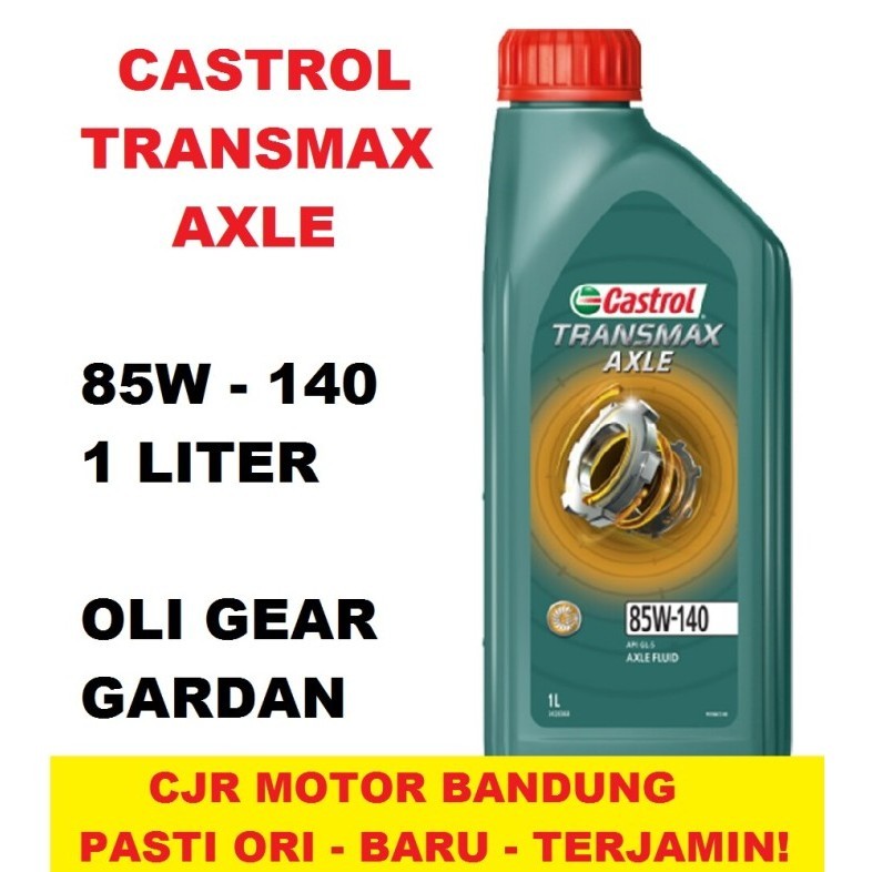 OLI GEAR GARDAN MOBIL CASTROL TRANSMAX AXLE GL5 85W 140 1 LITER