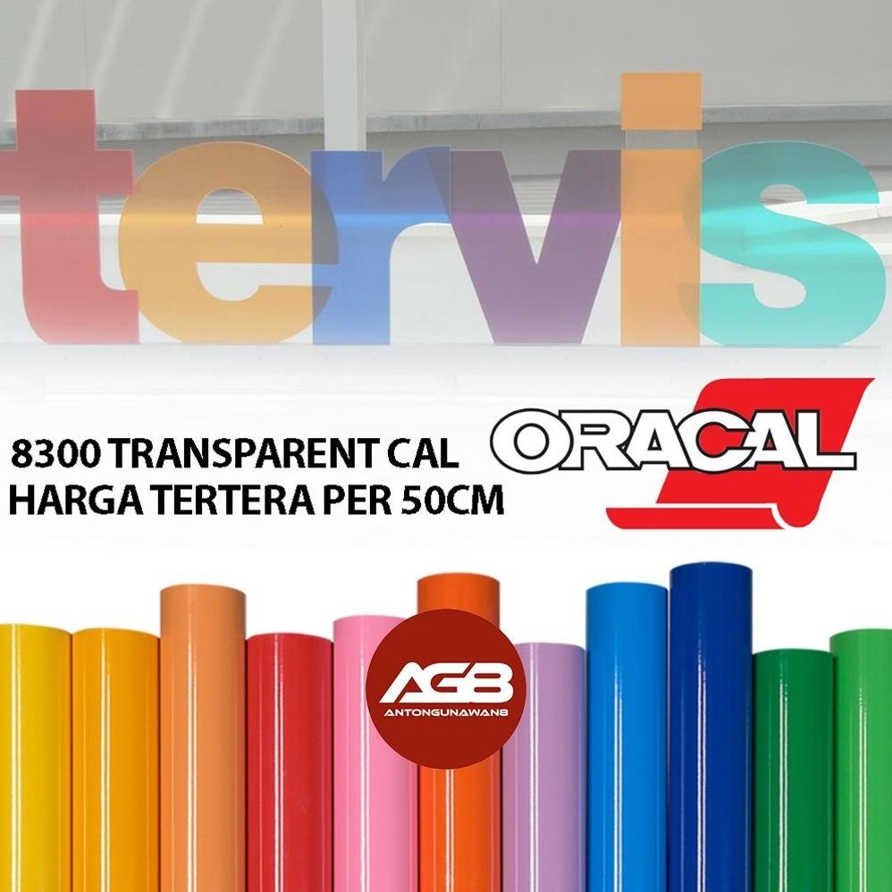 

Berkualitas Sticker Oracal 8300 Transparent Cal Stiker Transparan Bening Sale