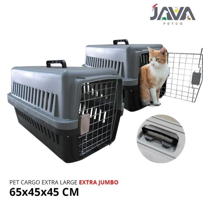 Pet Cargo Extra Large EXTRA JUMBO 65x45x45 - Pet Cargo Kucing/Kelinci