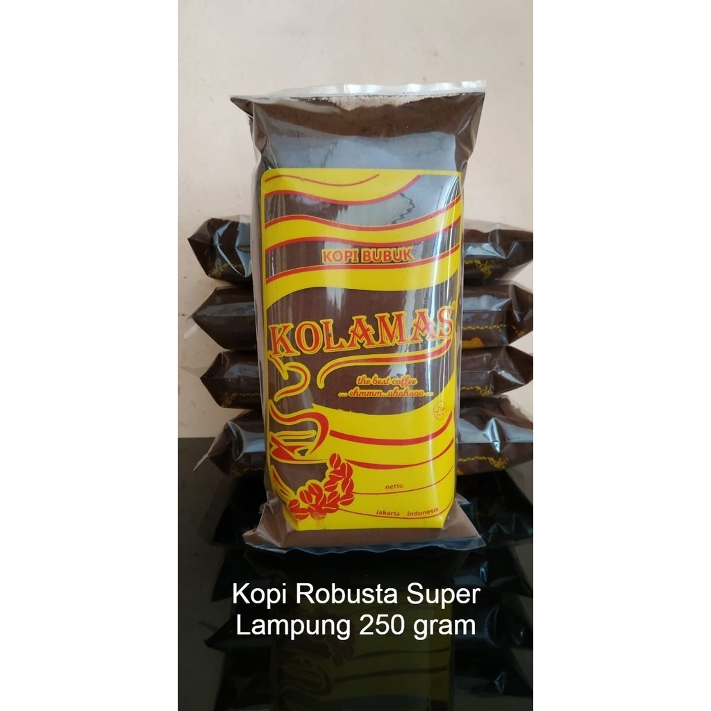 

Kopi Robusta Super Lampung Netto 250 Gram