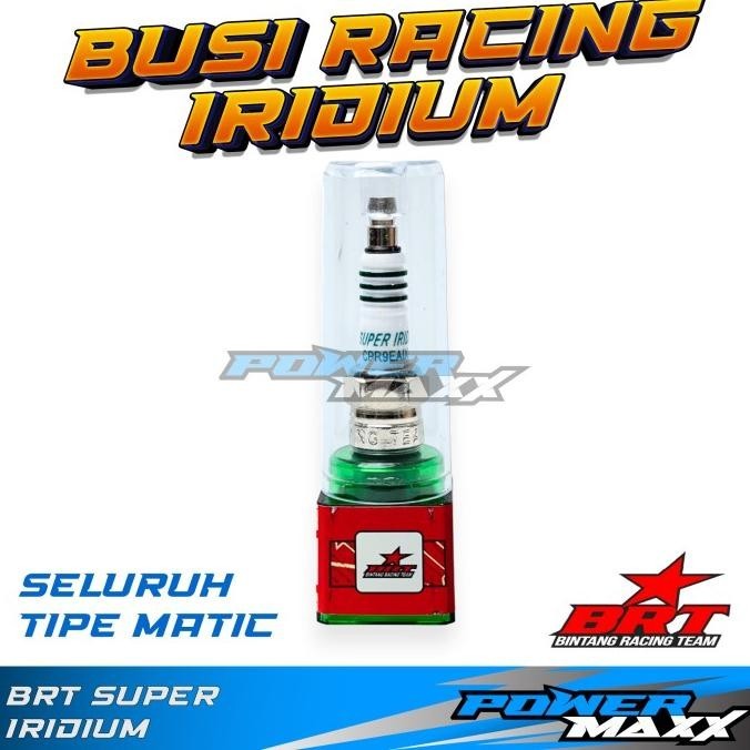 Busi Racing Brt Super Iridium Beat Scoopy Vario Spacy Pcx Adv Genio 110 125 150 160 Mio J M3 Smile Z