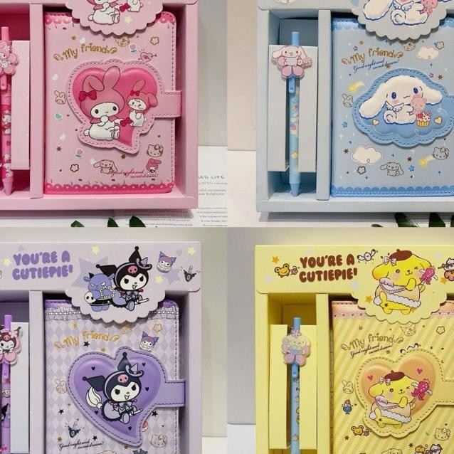 

Notebook 2In 1 Buku Tulis Anak Sanrio Magnet Buku Memo Dan Kuro Cinnamoroll Melody