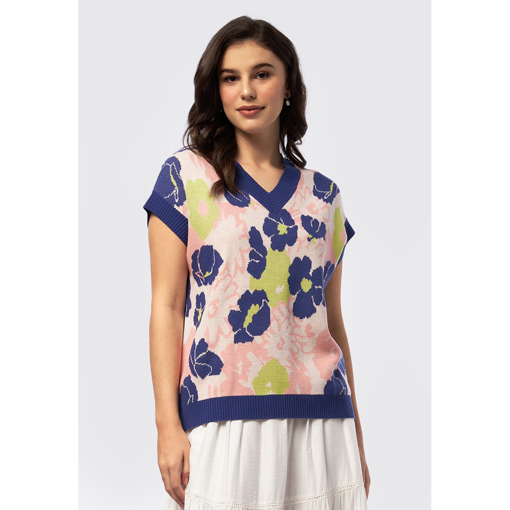 et cetera x .nadjani Sleeveless Printed Vest SOFT PINK