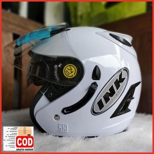 New Arrival (Cod) Helm Ink Double Visor Sni Pria Wanita Keren Bahan Bermutu