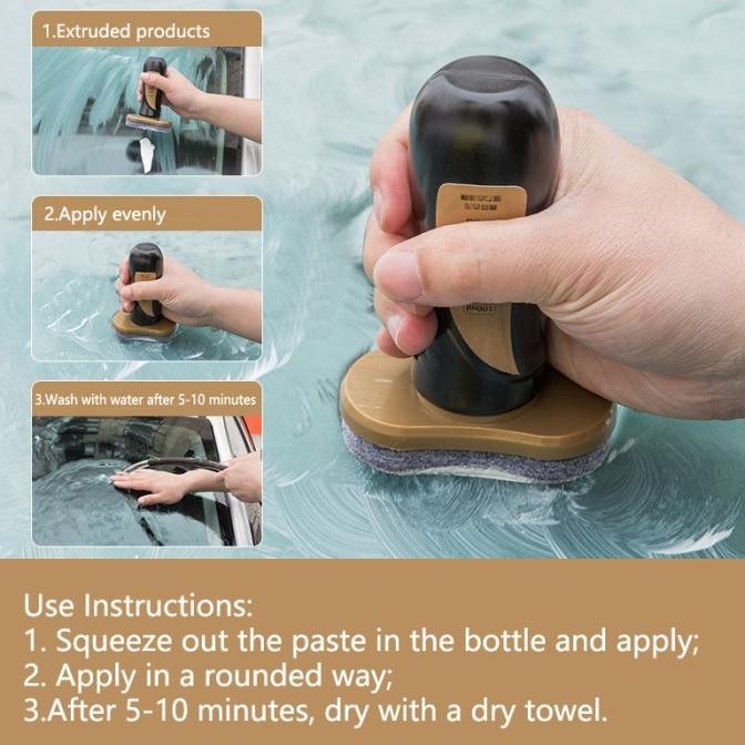 100 Ml Pembersih Kaca Mobil Kit Obat Penghilang Jamur Kaca Mobil