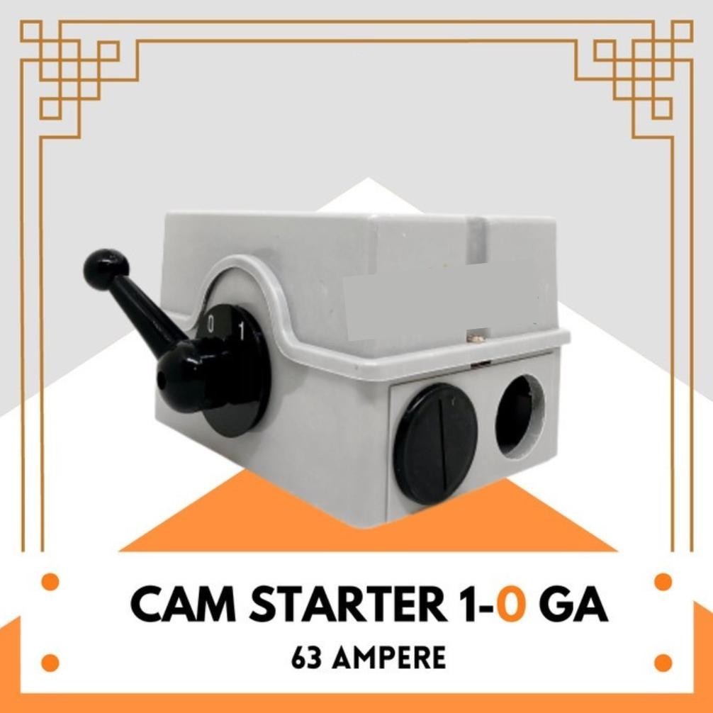 KLP - CAM STARTER 63A OHM SAKLAR GENSET TUAS GENSET 63A SAKLAR LISTRIK CAM STARTER 63A TERLARIS