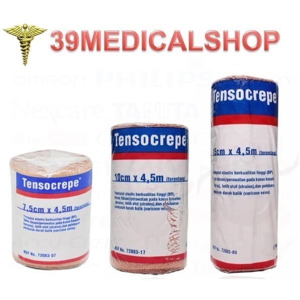 Bsn Tensocrepe Perban Elastis/Verban Roll-Perban Coklat-Verban Coklat