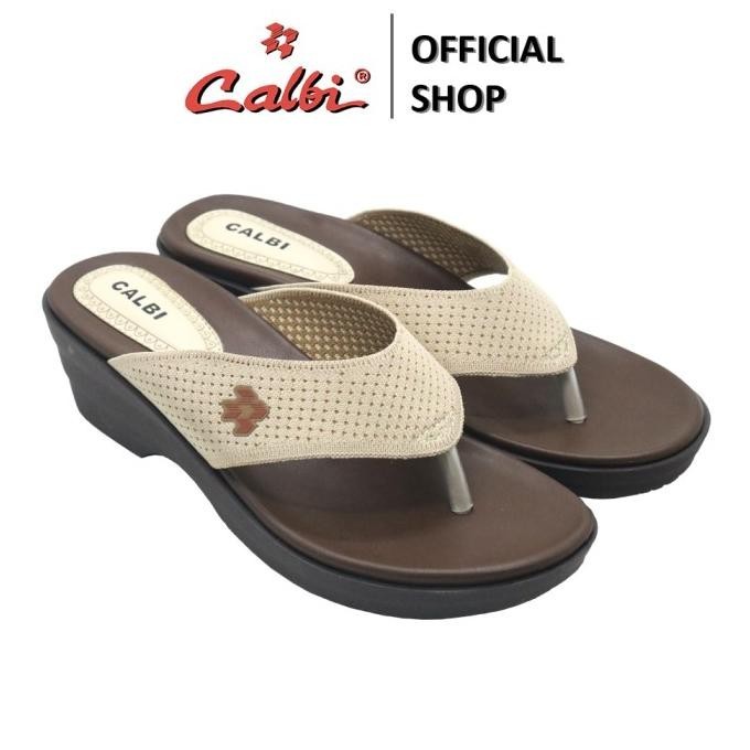 Calbi Wedges Wanita Rajut - Rg 1939