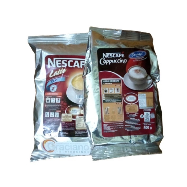 

Nescafe Latte 500Gr + Cappuccino Cappucino Capucino Caramel 500G