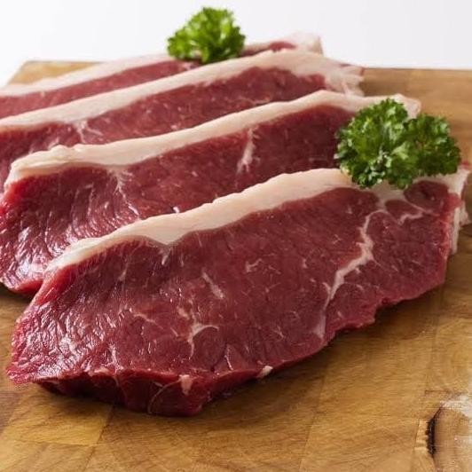 

Daging Sapi Sirloin Beef Steak Import AUS Grade A @1Kg TRS