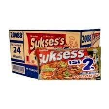

NOODLES/E INSTANT SUKSES ISI 2 GORENG RASA AYAM KECAP KEMASAN DUS ISI 24 PCS