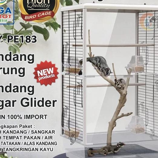 Kandang / Sangkar Burung Atau Sugar Glider Ukuran Besar Mpy-Pe183