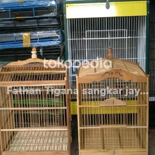 Kandang Burung Berlina Kotak Mentahan P 36 Cm X L 36 Cm X T 48 Cm