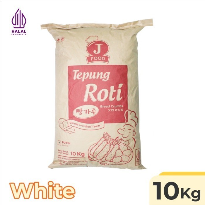 

J Food Tepung Roti Putih 10 Kg (1 Sak)