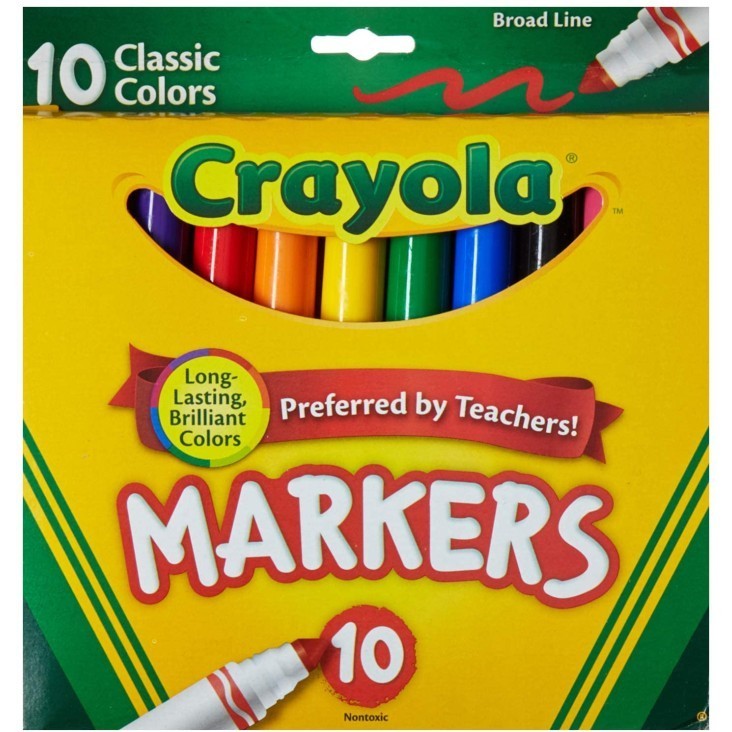 

Classic Colors Markers, 10 Pcs