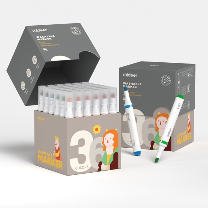 

Mideer Washable Marker isi 36