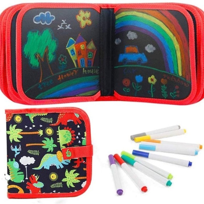 

Kado anak reuseable dr ok portable buku gambar kreatif