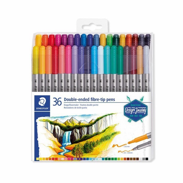 

Staedtler Double-ended Fibre Tip Pens - 36 pcs -Set Pen