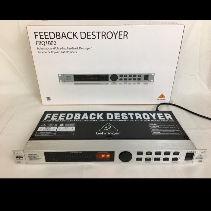 Behringer Feedback Destroyer Behringer Fbq1000 Fbq 1000 Anti Feedback