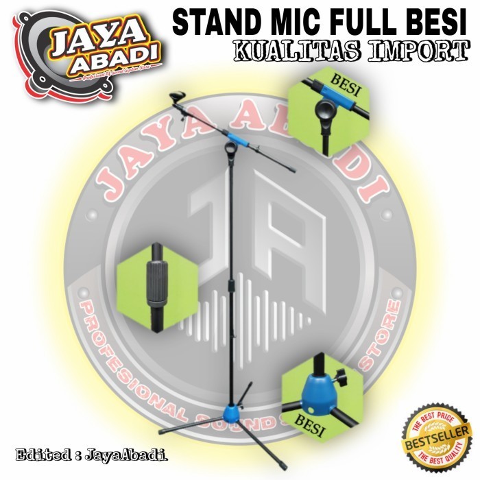 Stand Mic Lantai / Stand Mic Panjang Nvk Tym 54 Full Besi