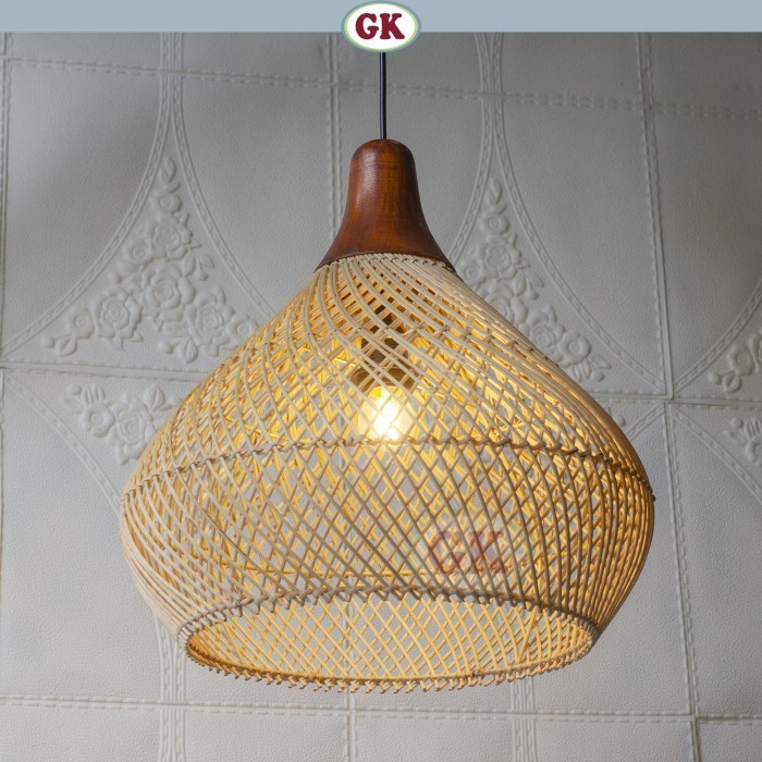 D40 Kap Lampu Gantung Cafe Lampu Dekorasi /Lampu Rotan 1047