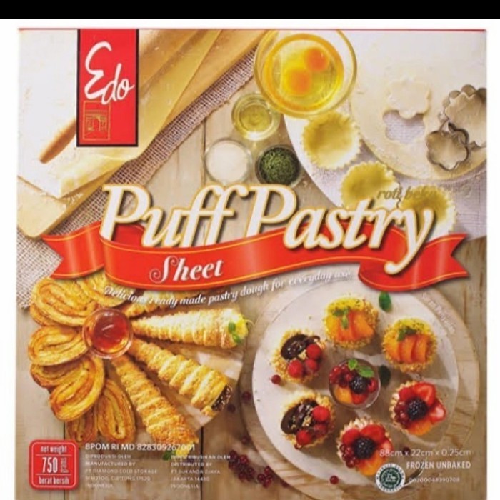 

EDO PUFF PASTRY 750GR