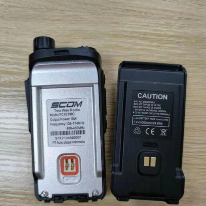 Spesial Ht Scom Fc10 Pro 10 Watt Dual Band