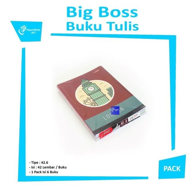 

BigBoss - Buku Tulis 42 Lembar - Pack