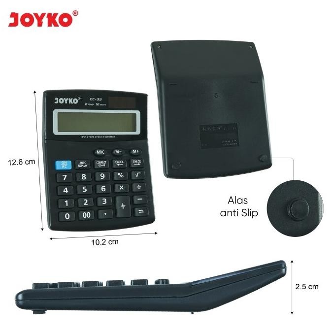 

Calculator / Kalkulator Joyko CC-39 / 12 Digits / Check Correct