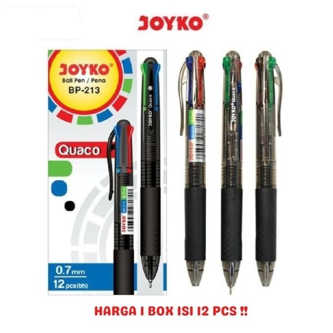 

Ball Pen / Pena Joyko BP-213 /Quaco / HARGA 1 BOX 12 PCS
