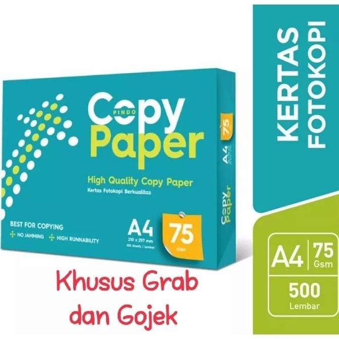 

Kertas HVS A4 75 gr Copy Paper kertas Fotocopy (Khusus Grab/Gojek)