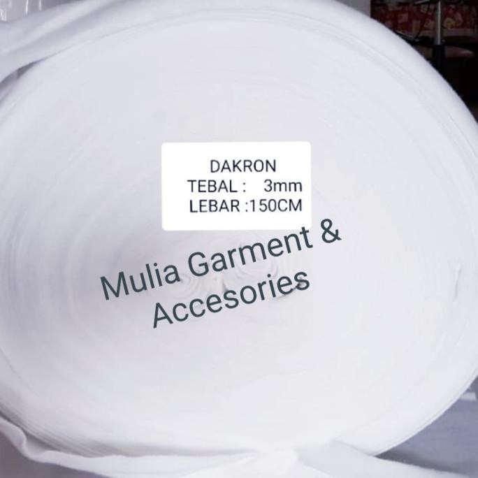 Dakron Press Lembaran Lebar 150cm Tebal 3mm