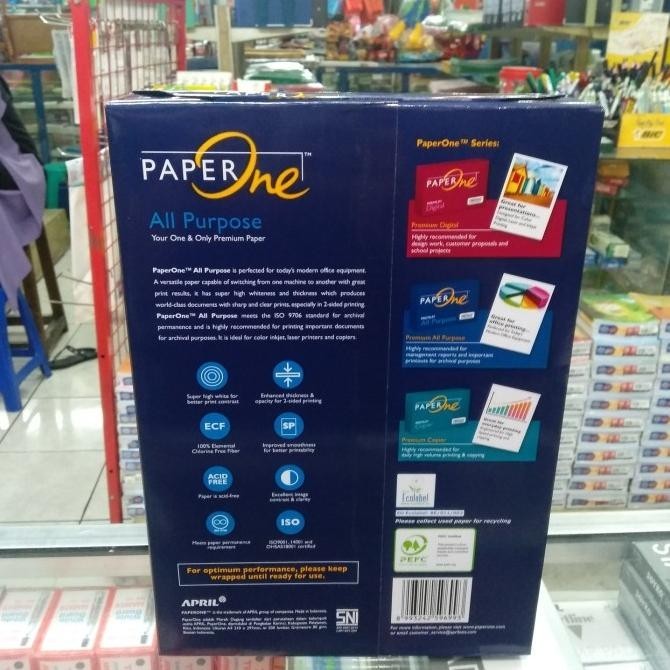 

Promo !!! Kertas A4 80 gram paper one office paper print